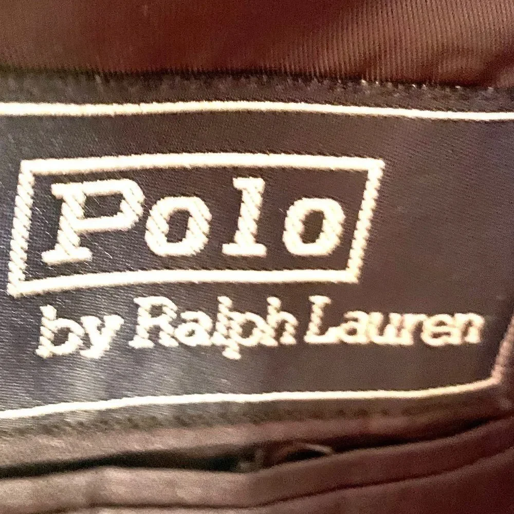 BLACK TUXEDO POLO by RALPH LAUREN 100% WOOL TUXEDO JACKET 38R